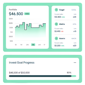 Investment dashboard